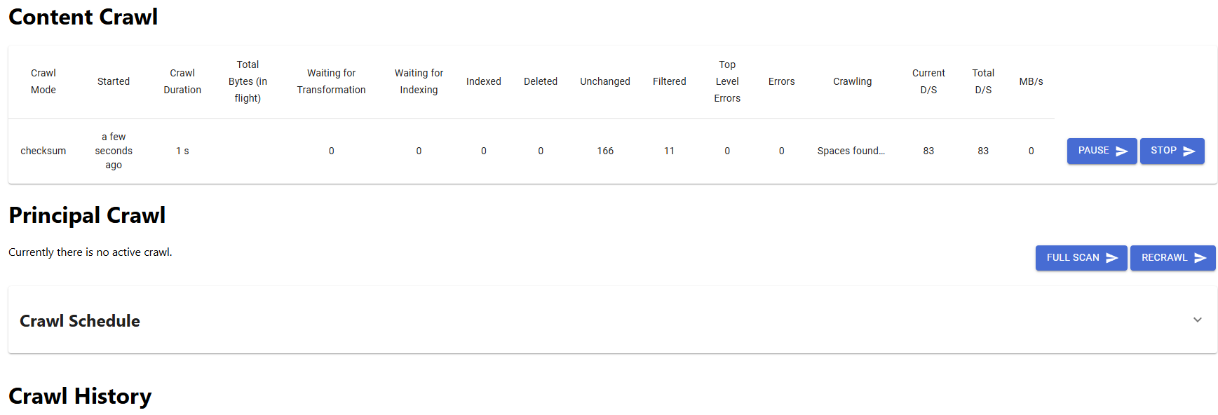 Enterprise Search Connectors